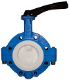 PTFE-butterfly valve